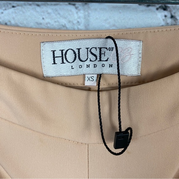 House of CB HOCB London Clarice Lace Pants Blush Pink Womens Size XS NWOT - Picture 5 of 12